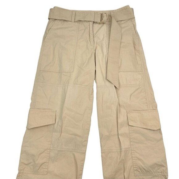 MICHAEL Michael Kors Khaki Poplin Cargo Pants 2 - Picture 3 of 6
